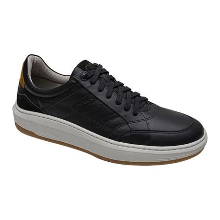 Sapatenis Masculino Democrata Denim John Preto Sapat nis