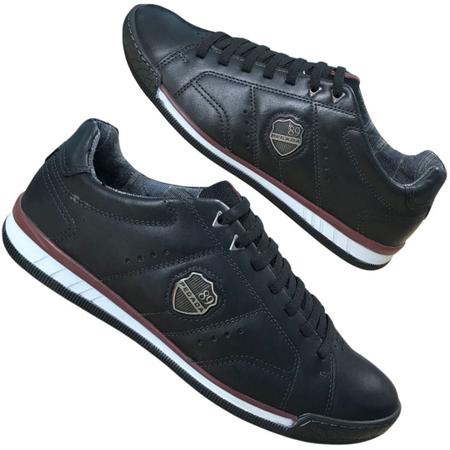 Sapat nis Masculino Pegada Em Couro Tenis Casual Para Homem