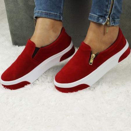 Sapatênis sales feminino vermelho