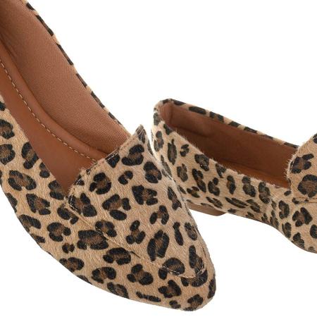 Sapatilha Ah Xô Abs Bico Fino Suede Onça Imagem de Sapatilha Ah Xô Abs Bico Fino Suede Onça