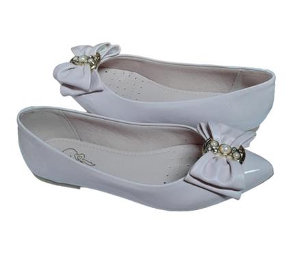 Sapatilha infantil bico best sale fino