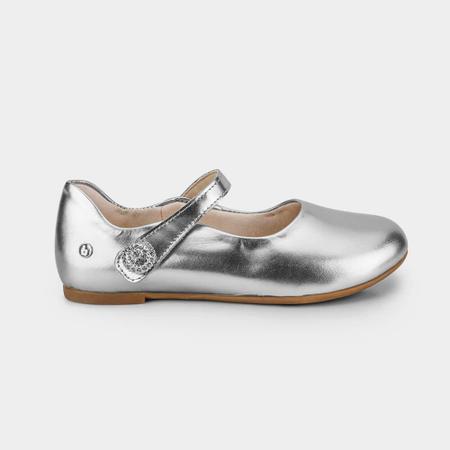 Sapatilha Infantil Bibi Ballerina Kids Prata Cal ados Bibi