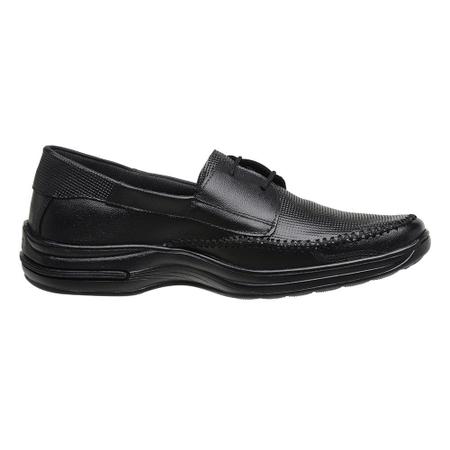 Sapatilha Masculina Sider Confort Pontilhado Com Cadar o Preta