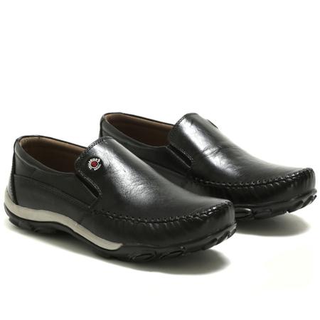 Imagem de Sapatilha Mocassim Masculina Couro Legitimo Conforto Total 590