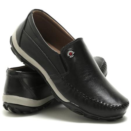 Imagem de Sapatilha Mocassim Masculina Couro Legitimo Conforto Total 590