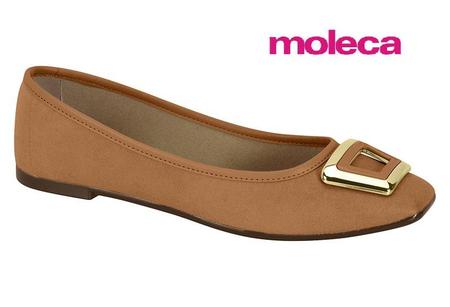 Imagem de Sapatilha Moleca 5735.102 sapato baixo Casual leve Conforto Feminino