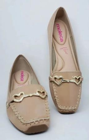 Sapatilha Moleca Mocassim Feminino Conforto Rasteira 5252223