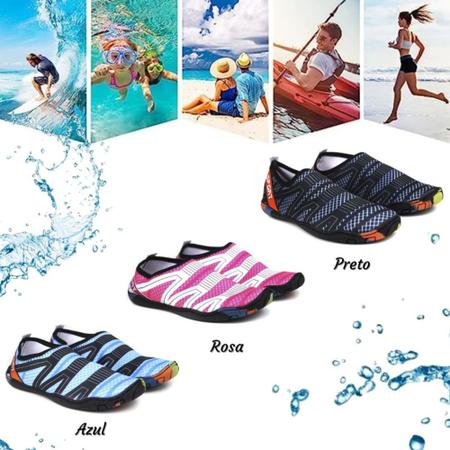 Imagem de Sapatilha tenis bota Aquatica Nautica Neoprene Unissex costurada