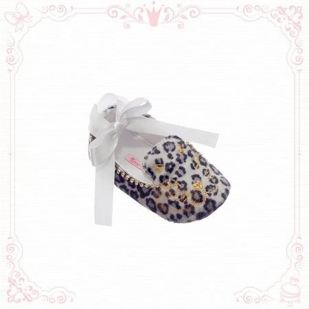 Sapatinho de Beb Luxo Veludo Oncinha Roana Sui Accessori