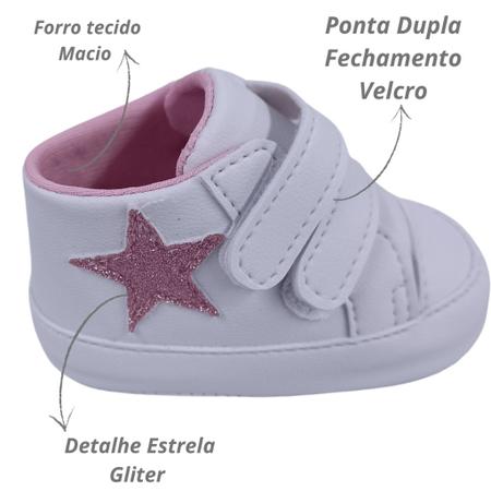 Sapatos para bebês meninas crianças crianças bebê desenho estrela