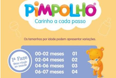Tabela tamanho hotsell sapato bebe pimpolho
