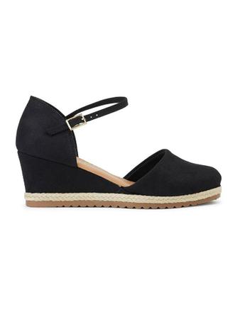 Sapato anabela store bebece preto