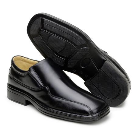 Sapato Anti Stress Couro Preto Legitimo Segurança Conforto Palmilha Comfort  Trabalho Casual Ortopédico - No Magalu - Magazine Luiza