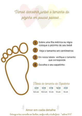 Sapato hotsell bebe 17