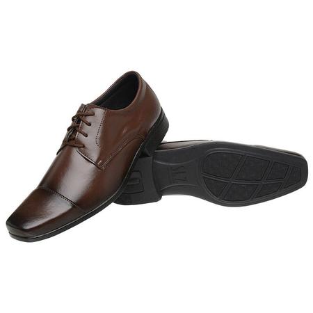 Sapato Bico Fino Masculino Social B sico de Amarrar Moda San