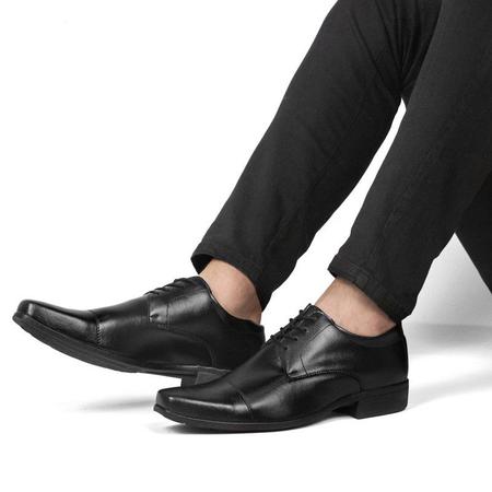 Sapato bico fino de on sale amarrar