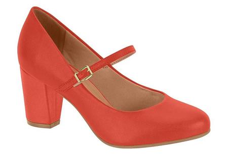 Sapato boneca sale vizzano vermelho