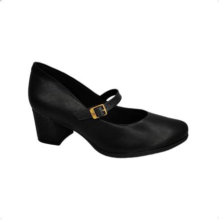 Sapato Boneca Piccadilly Salto robusto m dio fivela 654021