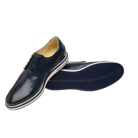Sapato casual masculino malbork em couro azul marinho 1130 azul - Sapato  Casual Masculino - Magazine Luiza