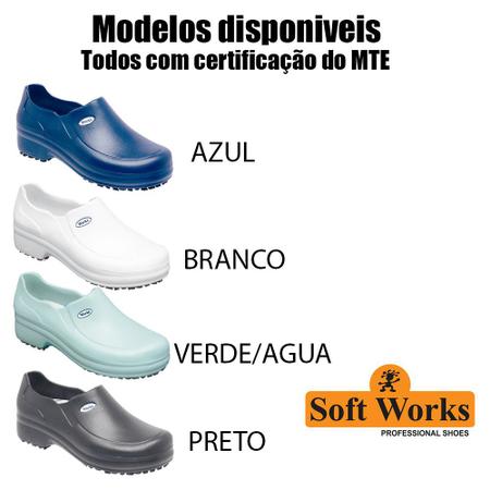 Imagem de Sapato Enfermagem Hospital Antiderrapante Softworks BB65 - Cores