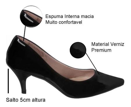 Sapato hotsell fechado confortavel