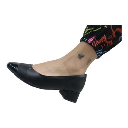 Imagem de Sapato Feminina Comfortflex 2395302 Salto Baixo Confortavel Casual