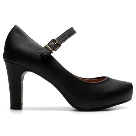 Vizzano sapato feminino pelica hot sale preto