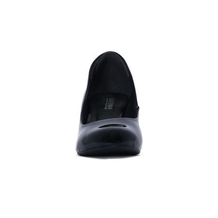 Sapato salto cheap medio preto