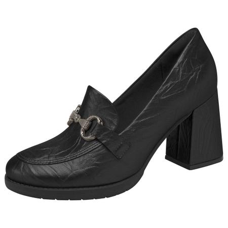 Imagem de Sapato Feminino Meia Pata Preto Piccadilly 343001-2