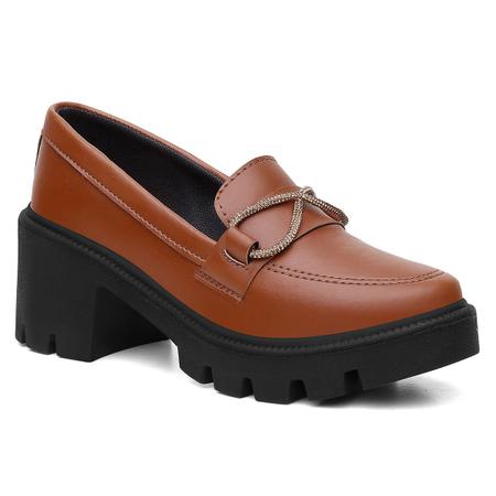Sapato Feminino Mocassim Oxford Tratorado Super Confortavel - GGFontanezi Imagem de Sapato Feminino Mocassim Oxford Tratorado Super Confortavel