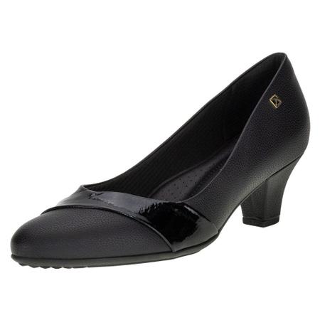 Sapato salto baixo best sale piccadilly