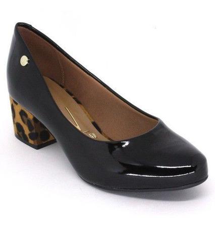 Sapato vizzano salto best sale onça