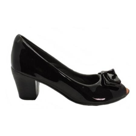 Imagem de Sapato Feminino Scarpin Peep Toe Salto Médio Ana Hoffman 850