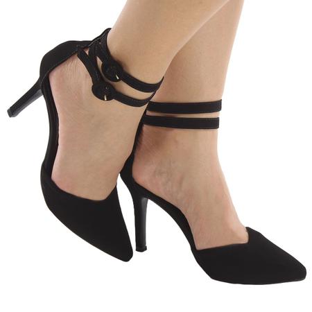 Imagem de Sapato feminino scarpin salto fino preto er0096