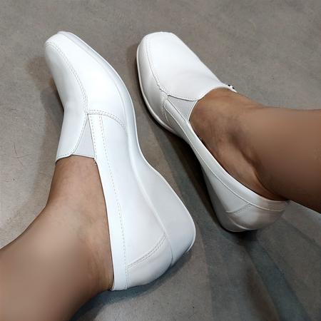 Imagem de Sapato Feminino Uniforme Conforto Firezzi Enfermagem Branco