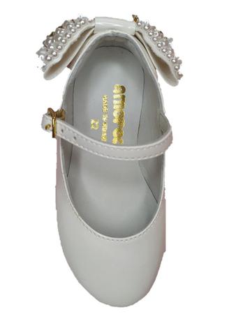 Sapato infantil feminino branco festa com perolas 82082 - Sapato Infantil -  Magazine Luiza