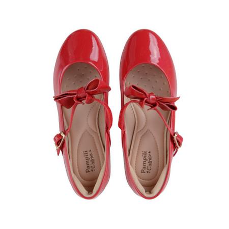 Sapato infantil cheap vermelho pampili