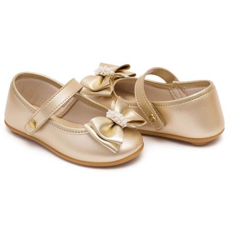 Sapato hotsell pimpolho dourado