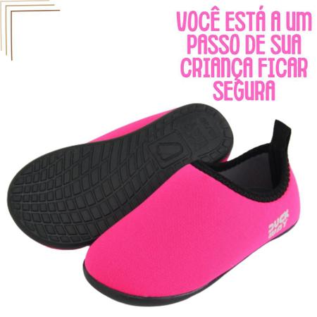 Sapato Infantil Sapatilha Duck Way Antiderrapante praia Piscina