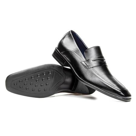 Imagem de Sapato Loafer Couro Masculino Verniz Moderno Conforto Estilo