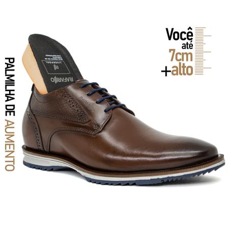 Sapato Masculino Rafarillo Alth Aumenta Altura 7cm 67051 Sapato