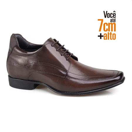 Sapato Masculino Social Couro Legitimo Salto Interno 7cm - Rafarillo Imagem de Sapato Masculino Social Couro Legitimo Salto Interno 7cm