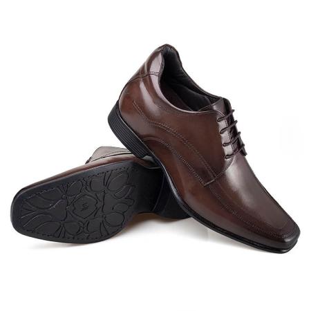 Sapato Masculino Social Couro Legitimo Salto Interno 7cm - Rafarillo Imagem de Sapato Masculino Social Couro Legitimo Salto Interno 7cm