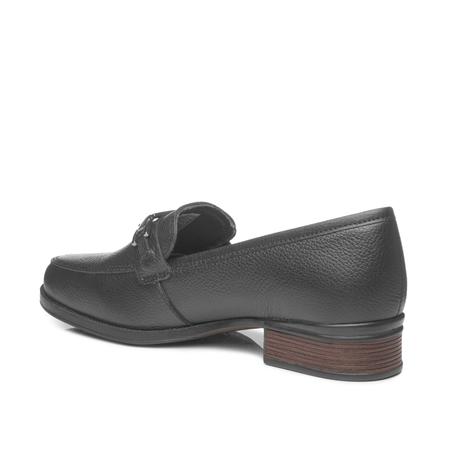 Imagem de Sapato Mocassim Pegada Feminino em Couro Preto 222001-03