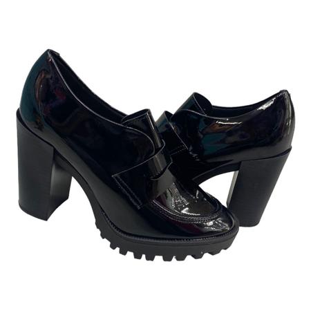 Sapato Moleca 5713.104 Oxford Salto Tratorado Sem Cadar o Feminino