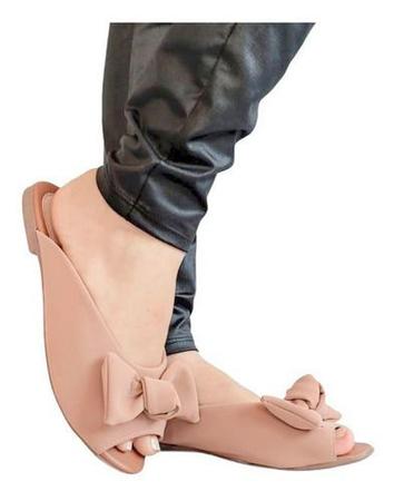 Sapato Mule Aberto Atrás Rasteira Fechada Peep Toe Baixo - Mule Feminino -  Magazine Luiza
