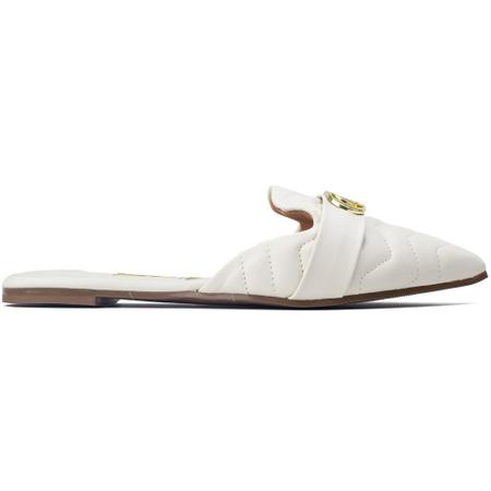 Sapato mule store feminino branco