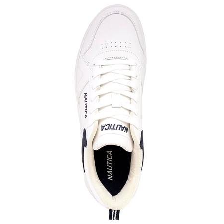 Imagem de Sapato Nautica Bence-White Navy Fashion para homens, tamanho 12