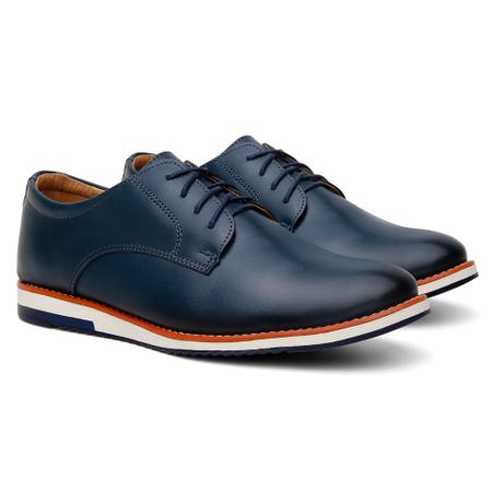 Sapato Oxford Casual Masculino 100% Couro Acompanha Carteira - FABRICAÇÃO NACIONAL Imagem de Sapato Oxford Casual Masculino 100% Couro Acompanha Carteira