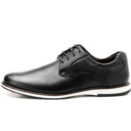 Imagem de Sapato Oxford Masculino Em Couro Brogue Fino Bico Redondo